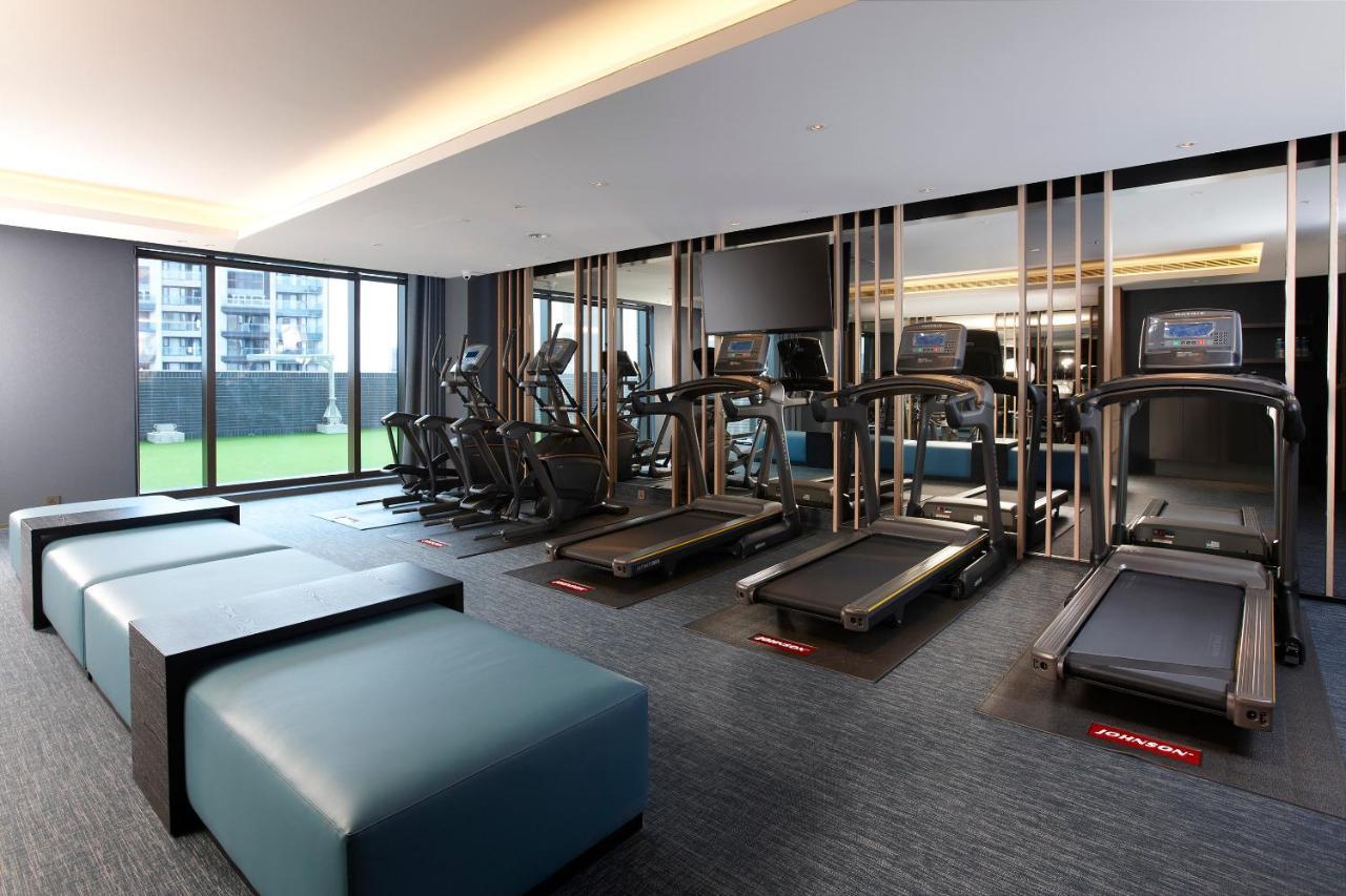 Cozzi Blu Hotel Zhongli Luaran gambar The gym at the hotel